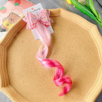 Peinado De Princesa Con Lazo De Cabello Gradient Para Niñas Accesorios De Cabello Estilo Floral Adornos Para Niños - details 4