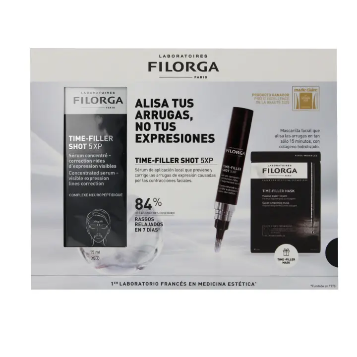 Filorga Time-Filler Shot 5Xp 15 ml +  Regalo mascarilla Time Filler 20 ml Pack - 1