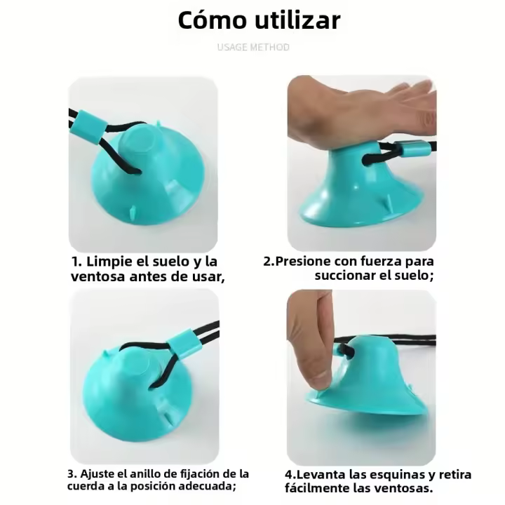 Juguete Interactivo Para Perros Con Ventosa Y Sonido Alimentos Durable Bola De Goma Para Entrenamiento Juego De Lógica Y Tirar - 1