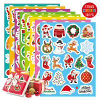 100Pcs Actividades De Navidad Para Niños Pegatinas Personalizables Para Crear Tus Propias Pegatinas De Navidad Para Niños Pequeños - details 10