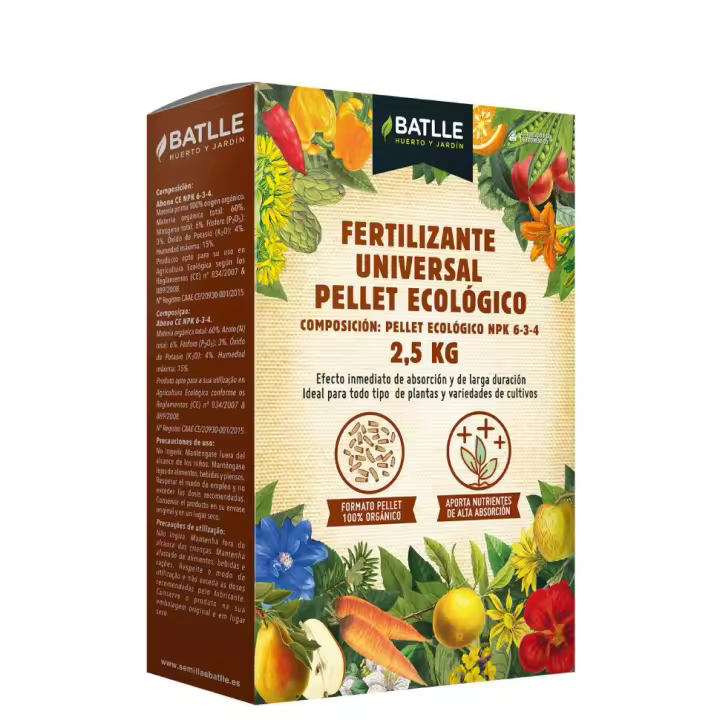 Fertilizante Universal Pellet Eco Batlle 2,5 Kg - 1