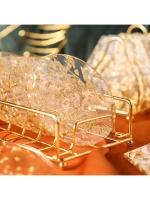 Taza De Té Ins Con Papel De Oro Y Plata Coaster De Acrílico Creativo Europeo Americano Tapete Para Café Taza Mat De Cocina - details 10
