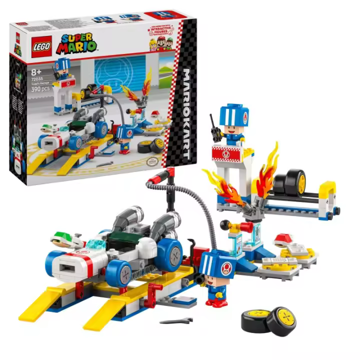 LEGO Super Mario 72035 Mario Kart: Garaje de Toad contiene 390 piezas - edad 8+ años 25L72035 - 1