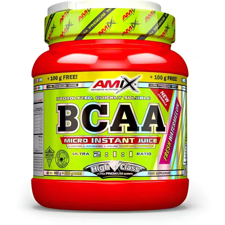 BCAA Instant Juice 500g  Suplemento en polvo con aminoácidos  Amix Nutrition - 1