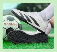 Zapatos De Fútbol Para Hombre TF/FG Uso Interior Botas De Campo Profesionales Entrenamiento Deportivo Suela De Goma Transpirables Talla True - details 40