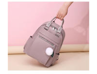 Mochila Oxford de viaje impermeable para mujer, bolso escolar conciso informal, de alta calidad, a la moda - details 7