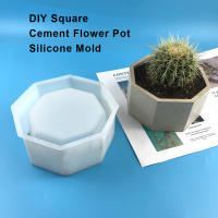 Moldes de silicona para macetas de hormigón, moldes para macetas de cemento para flores, decoración del hogar, decoraciones de jardín - details 6