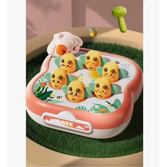 Juguete Educativo Para Bebés Martillo De Mole De Peluche Sonido De Percusión Animal Lindo Juguetes Sensoriales Para Niños De 3 Años Regalos - 1