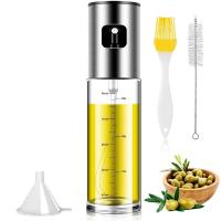 Pulverizador Spray, para Cocina, de Maple Inoxidable y Cristal,100 ml, Antigoteo, Accesorios Freidora de Aire, Dispensador, Bote, Dosificador - details 0