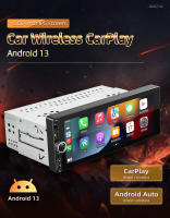 Radio con GPS para coche, reproductor Multimedia con Android, IPS, 6,9 pulgadas, 1DIN, Carplay, vídeo, MP5, Mirror Link, Bluetooth, estéreo, carga USB - details 0