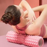 Rodillo De Yoga De Espuma Sólida Masajeador De Fascia Muscular Para Relajación Y Estiramiento Fitness Massage Stick TPE 45x13 Cm - details 0