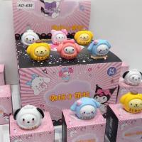 Caja Sorpresa De Figuras De Anime Sanrio 24Pcs Kuromi Cinnamoroll My Melody Para Fans De Dama Muñecas De Acción Kawaii Regalo - details 1