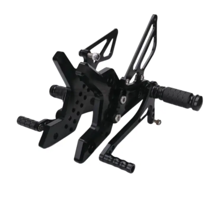 ✅ RajoMotor Estriberas retrasadas compatible con Kawasaki Z750 2003 2004 2005 2006 ESTRI6 - 1