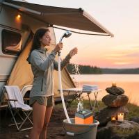 Ducha eléctrica para camping - Batería recargable de 7800mAh, 3 estaciones de presión, medición de temperatura, diseño compacto, ideal para camping y senderismo - details 8