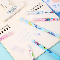 Disney 12pcs Bolígrafos De Gel Stitch Anime Cartoon Borrable 0.5mm Negro Alta Calidad Suministros De Oficina Creativos Estación De Trabajo Para Estudiantes - details 3