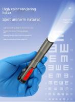 Lámpara LED De Billetera Médica Recargable MiniLinterna Fuente De Luz Doble Con Clip Para Dentista Enfermera Primeros Auxilios Luz De Trabajo Resistente Al Agua - details 7