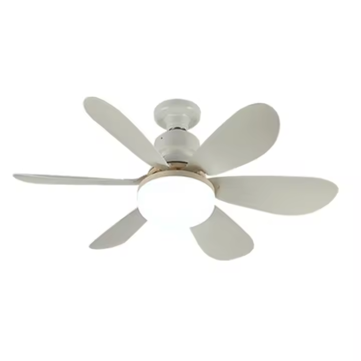 Porcheddu ventilador de techo con luz LED de 30W base E27 control remoto 3 modos de iluminación ajustables alta potencia de viento moderno - 1