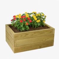 Jardinera de Madera de Pino Tratada para Exteriores - Gama Eco VidaHuerto - details 0