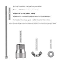 Herramienta De Reparación Para Bicicletas Universal De Montaña Y Carretera Remover Y Instalador De Freehub Tower Base Sockets Slotted Wrench - details 3