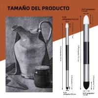 4/8pcs Dual-Tip Blending Stumps De Yutiars - Esponjas Suaves De Tamaño 15CM Para Arte Dibujo Resaltado Y Detalles Pinceles Lavables Y Reutilizables - details 5
