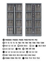 Juego De Destornilladores Precisión 25/63 En 1 Kit De Herramientas Profesionales Para Teléfonos PC Electrónicos Computadoras MacBook Con Bits Torx Hexagonales - details 8