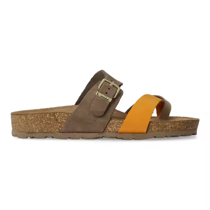 Sandalia Yokono Bio Confort Piel Mujer Mango-taupe - 1