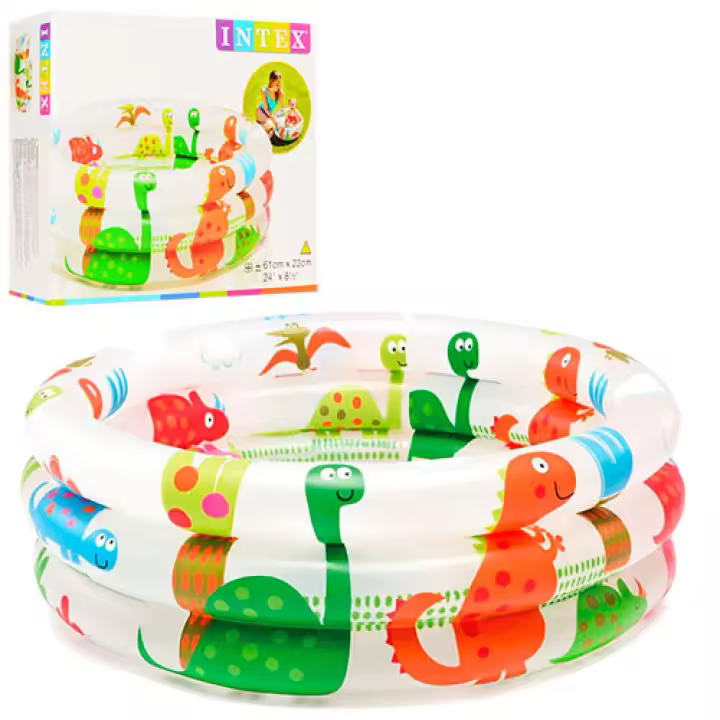 Piscina Dinosaurios 3 Tubo - Intex 57106 - 1