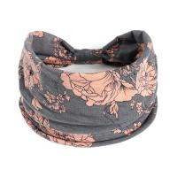 Cinta Para El Cabello Estilo Bohemio Elástica Yoga Para Mujer Accesorios De Pelo Vintage Impresión Unisex Cinta Cross Scrunchies - details 3