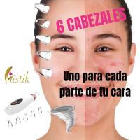 MISTIK  Succionador de Poros y Puntos Negros Espinilla Quita Granos Equipo o Aparato Aspirador Impurezas Facial Recargable 6 cabezales Intercambiables 3 modos de potencia Limpiador de Sebo Grasa Extractor Limpieza a Fondo MISTIK BEAUTY MADRID - details 2