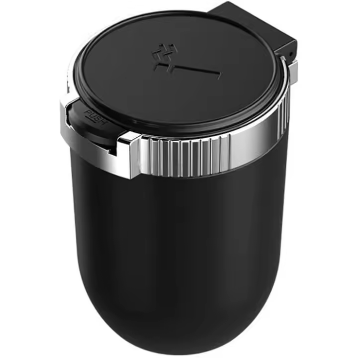 Portátil Cenicero Coche Con Tapa Cenicero Acero Inoxidable con Luz LED Cenicero Coche Extraíble Fácil Limpiar Cenicero Coche Sin Humo Cenicero Coche Reutilizable Cenicero Coche Oficina - 1