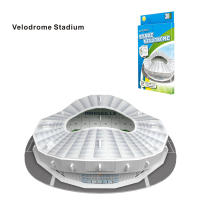 Puzzle 3D De Estadios De Fútbol Bernabeu Camp Nou Anfield Juego De Construcción Para Niños Modelo De Edificios Famous - details 4