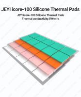 JEYI 100-Pack Almohadillas De Silicona Conductivas Térmicas Para PC Laptop Heatsink GPU CPU LED Tarjeta Gráfica M.2 SSD NVMe NGFF - details 0