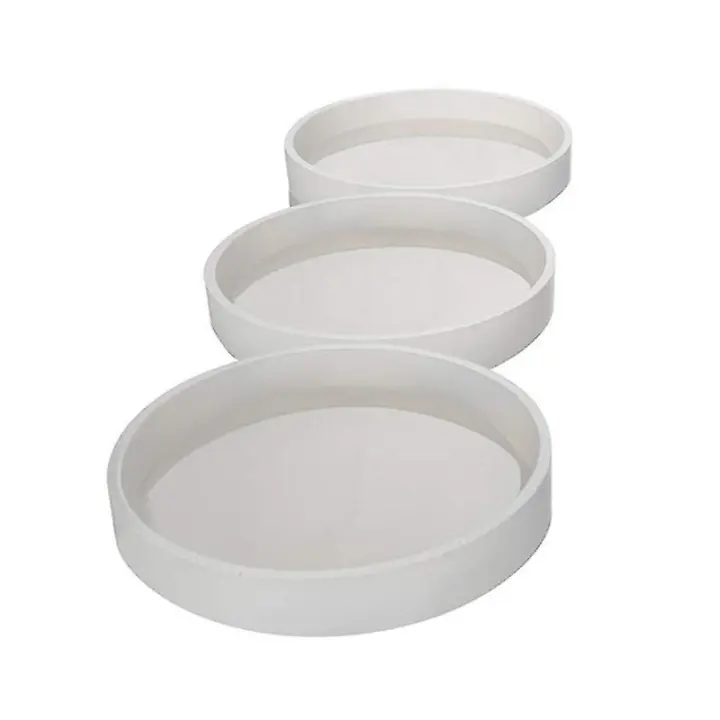 3 Pack Big Diy Round Coaster Silicone Mold, Diameter 3.94 Inch/10cm, Molds For Casting With Resin (haoyi - 1