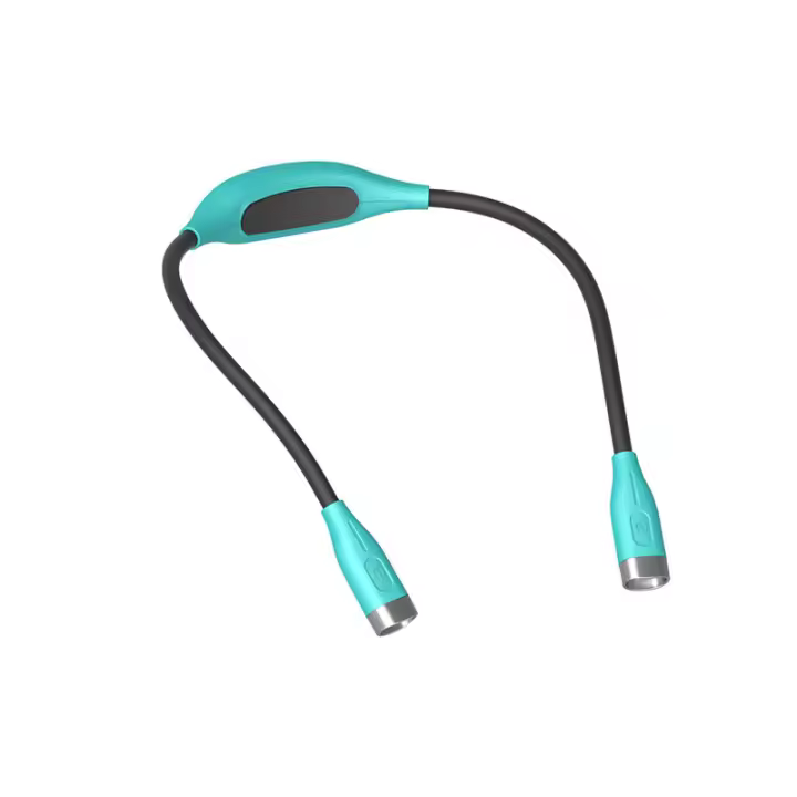 Lámpara de cuello LED, lámpara de lectura con protección ocular para estudiantes, lámpara de lectura con carga USB, lámpara de cuello portátil para correr por la noche al aire libre - 1