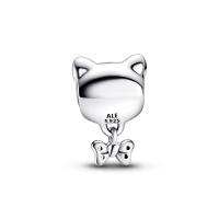 Pandora Moments Charm de ley Mascota Gato & Lazo 792255C01 , para Mujer - details 0