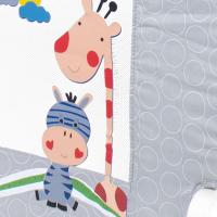 Interbaby barrera de cama 150 cm jirafa gris - details 0