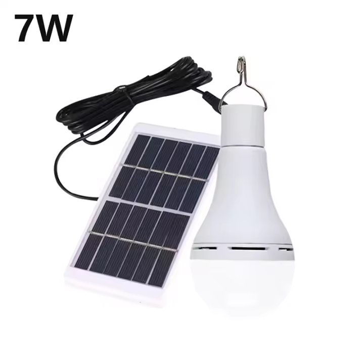 Lámpara Solar LED Impermeable Para Exteriores Cargada Por USB Luz De Emergencia Colgante Potente Portátil Para Interior Casa - 1