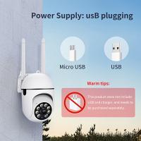 Cámara PTZ De 3MP Con Visión Nocturna Audio Bidireccional Y Conexión WiFi Montaje En Pared Cámara De Vigilancia Doméstica - details 7