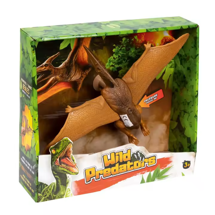 WILD PREDATORS - Pteranodon Mediano, Figuras Dinosaurios Juguetes 3 Años, Dinosaurios Juguetes 4 Años, Dinosaurios Juguetes 5 Años, Dinosaurios Juguetes 6 Años - 1