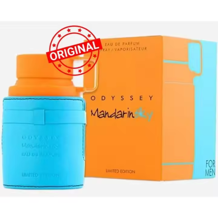 Perfume Árabe 100% Original ARMAF Odyssey Mandarin Sky EDP 100ml – Exclusiva Fragancia Amaderada y Cítrica para Hombres, Con Notas Vibrantes de Mandarina y Ámbar, Larga Duración y Presentación de Lujo Para el Hombre Sofisticado Que Busca Elegancia y Disti - 1