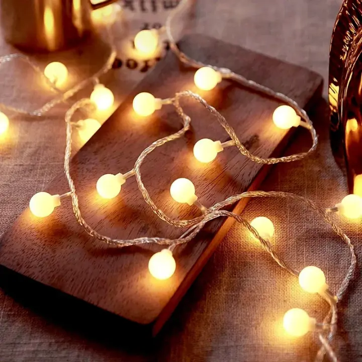 Luces De Navidad Impermeables LED Para Jardín Y Bodas Decoración De Fiesta Cadena De Luces Globales Operadas Por Batería O USB - 1