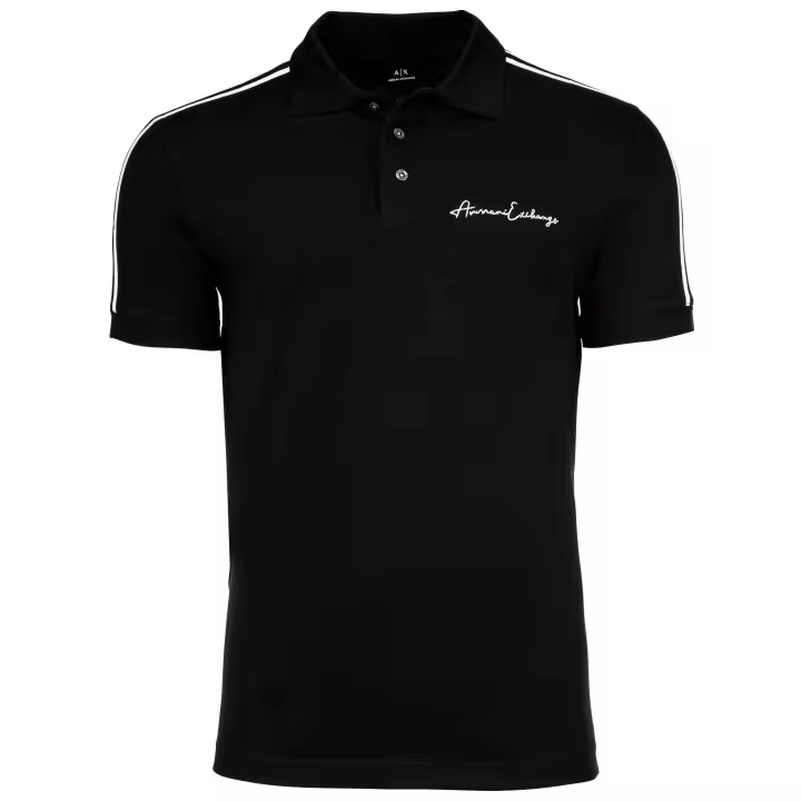 A|X ARMANI EXCHANGE polo hombre - Camiseta, logo, unicolor, algodón - 1