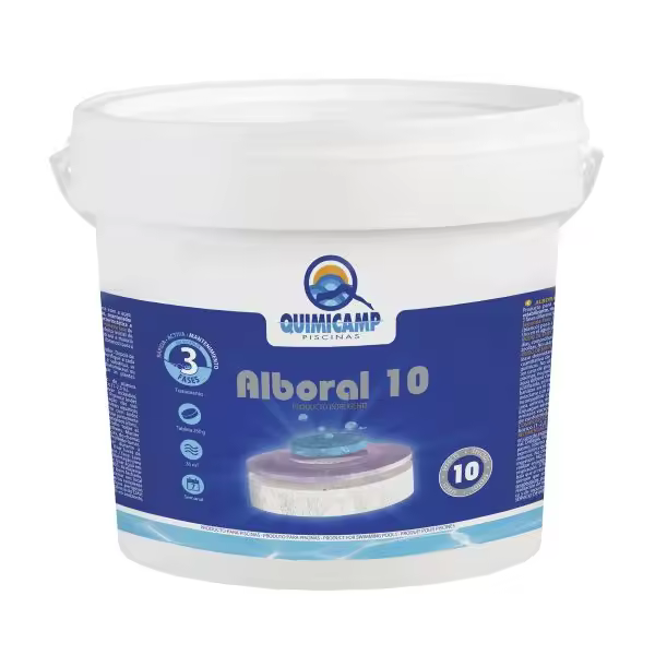 Quimicamp Alboral 10 SB - Producto Trifasico para Mantenimiento Piscinas - 5 Kg - 1