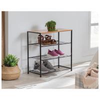 Estantería/ Zapatero multiuso  de metal y madera multiuso. 60 x 30 x 63 cm - details 1