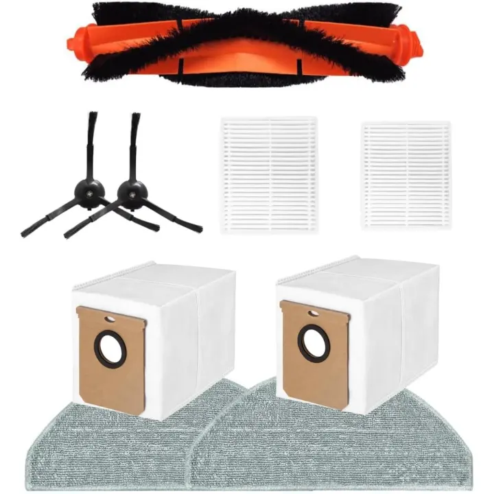Roboparts® Recambios compatibles con Robot Aspirador Cecotec Conga 7490 Ultimate / 8490 Ultimate  Pack 7 en 1 - 1