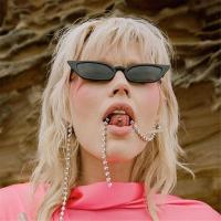 Gafas De Sol Para Mujer Estilo Vintage Con Ojos De Gato Montura Pequeña Protección UV400 Moda Callejera - details 12