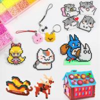 Perler Bolas Cuadradas 2.6mm/5mm Para Tablero De Puzle 3D Juguetes Educativos Para Niños Hama Bola De Jigsaw Brinquedos - details 10