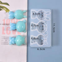Molde De Silicona Para Joyería DIY Epoxy Resina Con Diseño De Oso Y Muñeca Set-up 3D Lindo Molde De Resina Para Creaciones Artísticas - details 1