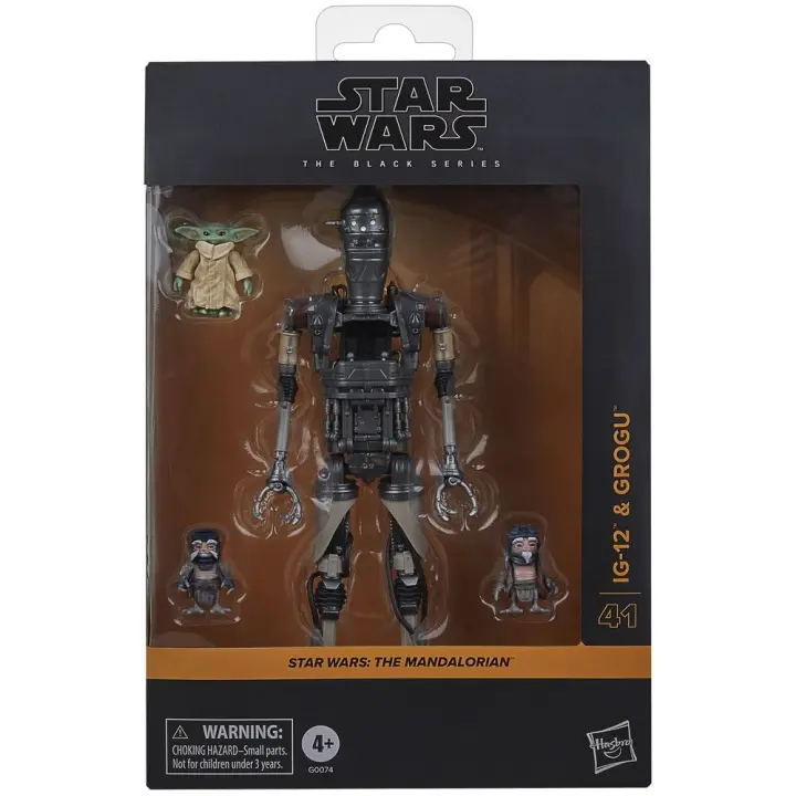 Set figuras IG-12 & Grogu The Mandalorian Star Wars 15cmFigura  Coleccionable - Idea de Regalo- Mercancia Oficial - Juguetes para Niños y Adultos - Movies Fans - Muñeco para Coleccionistas y Exposición - 1
