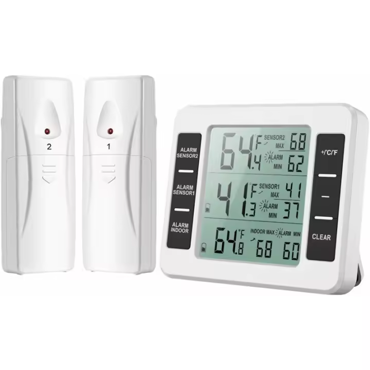Termómetro para refrigerador LYCXAMES, termómetro digital para congelador - 1